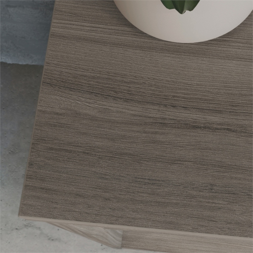 Sauder Affirm Engineered Wood 2-Shelf Bookcase in Hudson Elm/Brown