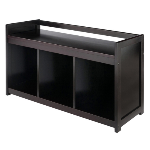 Addison Entryway Storage Bench, Espresso Best Buy Canada