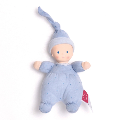 TIKIRI  Bonikka Collection Precious Baby Plush Doll - Dot (7 Inch) In Blue