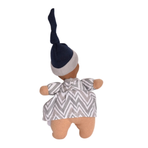 Tikiri Bonikka Collection Precious Baby Plush Doll - Chevron Grey
