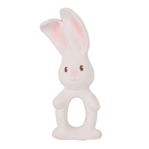 TIKIRI  Organic Natural Rubber Ring Teether - Havah The Bunny