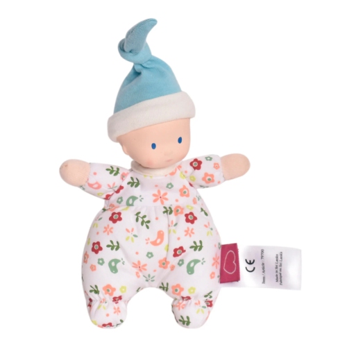 TIKIRI  Bonikka Collection Precious Baby Plush Doll - Floral Bird (7 Inch)