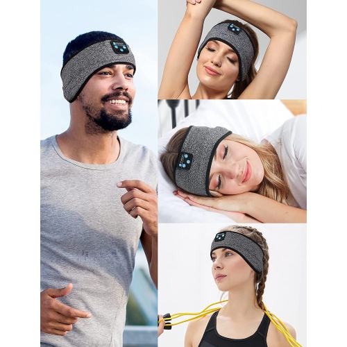 Écouteurs Dolaer Sleep Bluetooth, écouteurs serre-tête - écouteurs serre-tête élastiques confortables, cadeaux pour hommes adolescentes, fête des