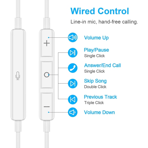Dolaer USB C Headphones for Samsung Earbuds S20 FE S21 S22 Ultra Magnetic Earphones in Ear Wired Headphones with Microphone for Galaxy Z Flip 3 Fold