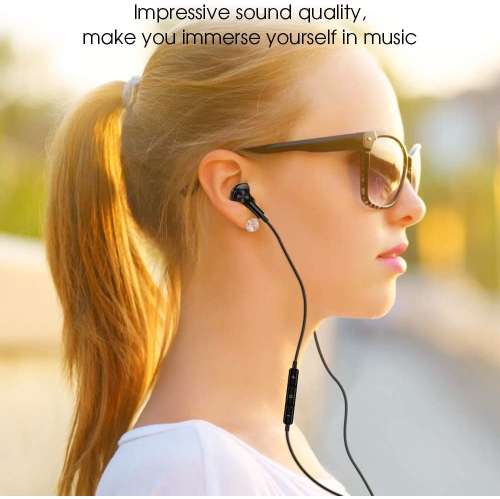 Dolaer USB C Headphones, Magnetic USB Type C Earphone Stereo Earbuds Hi-Fi Digital DAC Bass Mic & Remote Control for Google Pixel 6 5 4a 3 XL OnePlus