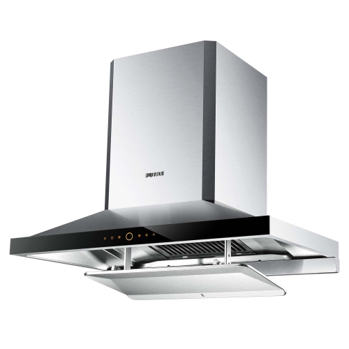 FOTILE EMS9026 36" Wall-mount Range Hood | Touchscreen | 3 Speed-settings and Auto-Turbo Function | Delay Off Function | LED Light