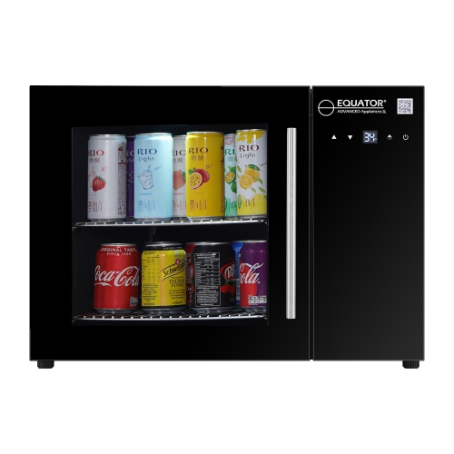 EQUATOR  25In Countertop Beverage Refrigerator 40 Cans Touch Control 110V
