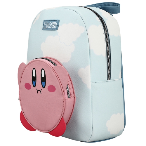 Kirby Cloud AOP Mini Backpack with Die-Cut Pocket