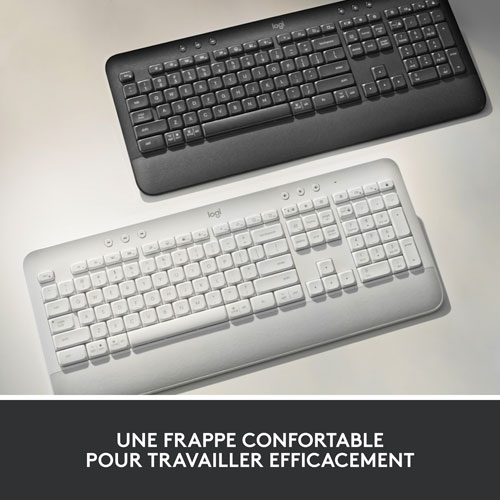 Clavier Bluetooth pleine grandeur SIGNATURE K650 de Logitech - Graphite