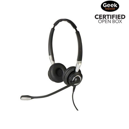 Open Box - Jabra BIZ 2400 II QD Noise Canceling Headset with Mic - Black
