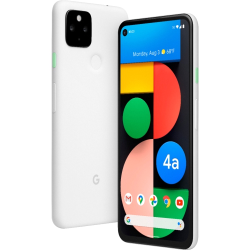 Open Box - Google Pixel 4a with 5G 128GB - Clearly White - Unlocked