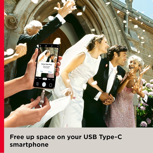 SanDisk 128GB Ultra Dual Drive Luxe USB Type-C Flash Drive -