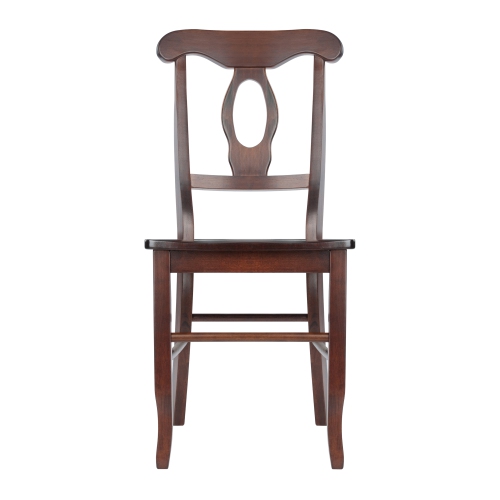 Renaissance 2-Pc Key Hole-back Chair Set, Walnut