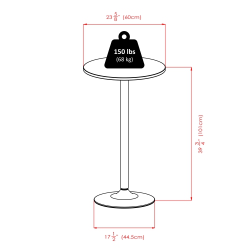 Summit 3-Pc Pub Table with Swivel Seat Bar Stools, Black and Chrome
