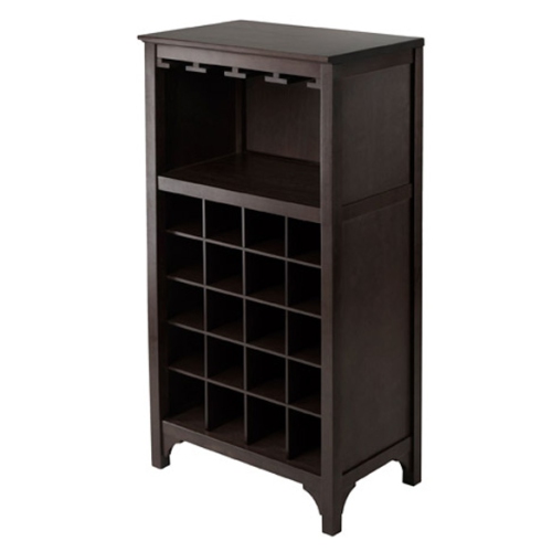 Ancona 3-Pc Modular Wine Cabinet Set, Espresso