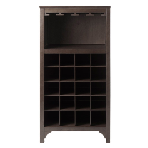 Ancona 3-Pc Modular Wine Cabinet Set, Espresso