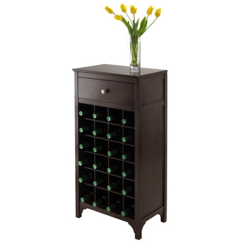 Ancona 3-Pc Modular Wine Cabinet Set, Espresso