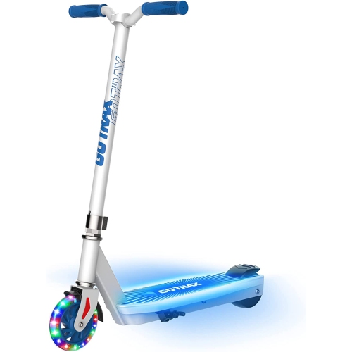 Gotrax Scout Electric Scooter for Kids Ages 4-7, 9.6km/h Speed, Electric Kick Scooter for Boys Girls - BLUE