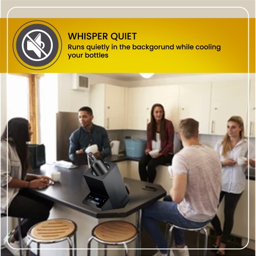 Equator Single Bottle Chiller Wine-Champagne-Water 110V AC/12V DC