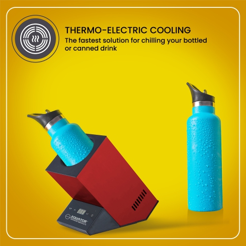 Equator Single Bottle Chiller Wine-Champagne-Water 110V AC/12V DC