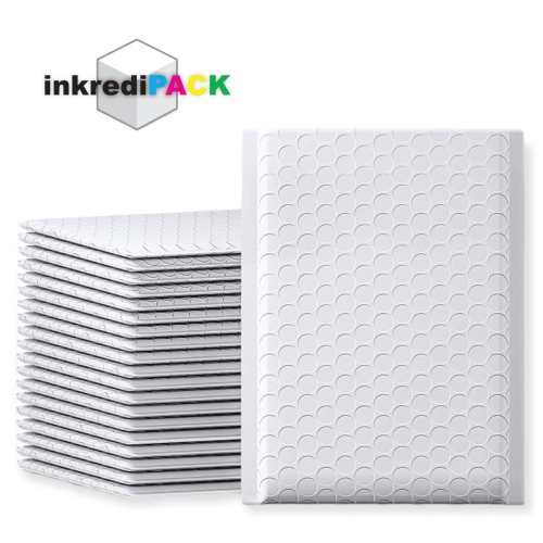 InkrediPack 6" X 10" #0 White Self Seal Poly Bubble Mailers/40 Pack