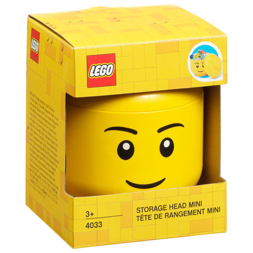 Rangement en forme de tête de garçon LEGO - Mini