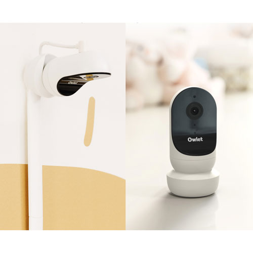 Owlet Cam 2 Smart Video Baby Monitor with Room Temperature Sensor (BC06NNBBJ) - White