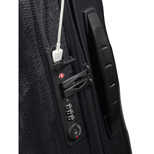 Valise de cabine rigide de 20,3 po extensible C-Lite de Samsonite - Noir