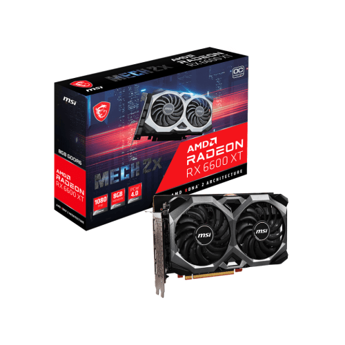 Msi Mech Radeon Rx 6600 Xt 8GB GDDR6 Pci Express 4.0 Atx Gpu