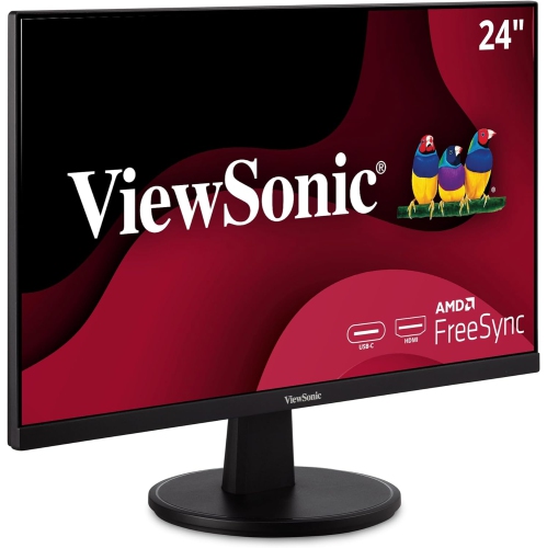VIEWSONIC 24" FHD 75Hz 5ms GTG MVA LCD FreeSync Gaming Monitor - Black