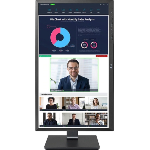 LG 24" FHD IPS 75Hz HDMI USB Black Monitor