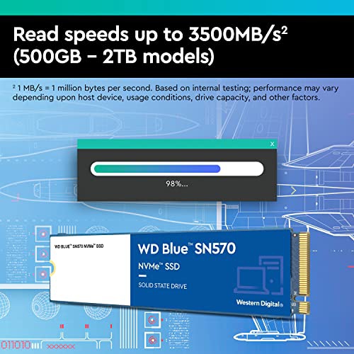 Western Digital Blue SN570 NVMe SSD WDS100T3B0C