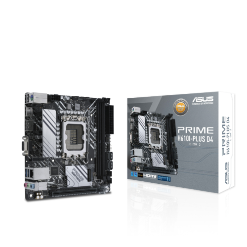 Carte mère PRIME H610I-PLUS CSM Mini-ITX d'ASUS – jeu de puces LGA 1700, DDR4, H610 d'Intel
