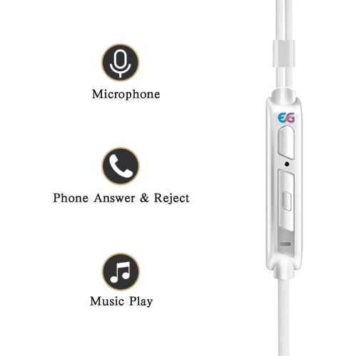 Dolaer Earbuds Wired with Microphone, EmmGia in-Ear Earphones Premium Stereo Sound Quality Powerful Bass, 3.5mm Earphone Plug for iPhone, iPad,