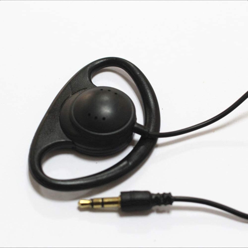 Dolaer Single Side Earphone D-Shape Listen Only Earpiece Headset for Two Way Radios Walkie-Talkie Radio Earphone