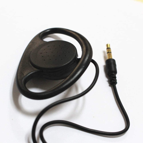 Dolaer Single Side Earphone D-Shape Listen Only Earpiece Headset for Two Way Radios Walkie-Talkie Radio Earphone