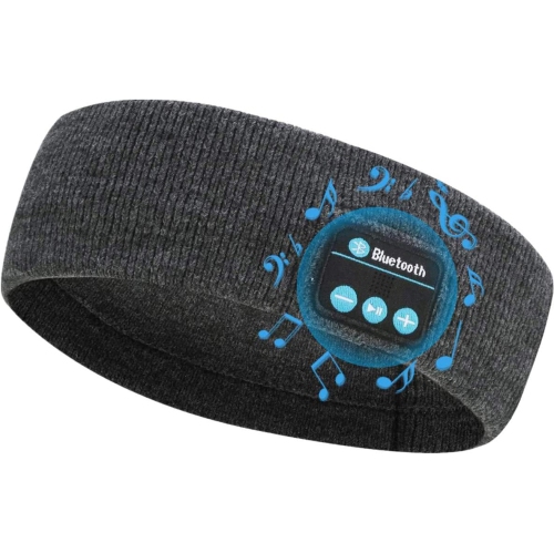 Dolaer Bluetooth Headband Sports Sleep Headphones - Wireless Music Headphones Sleeping Headsets with Ultra- Thin Speakers - Soft Eye Mask for Side Sleepers Workout Running Insomnia