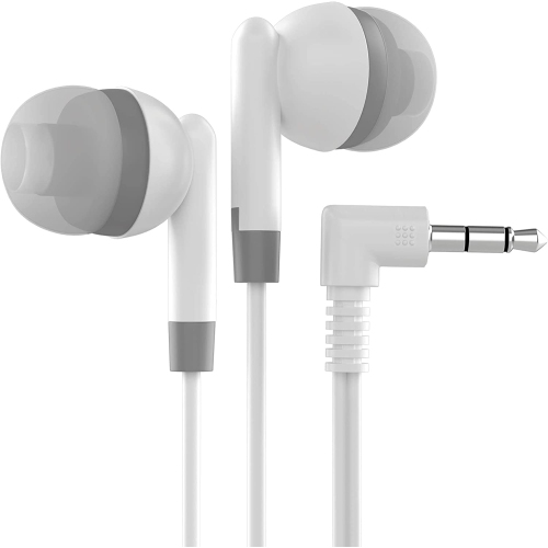 Dolaer Bulk Earbuds with 3.5 mm Headphone Plug 100 Pack Multi