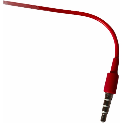 Dolaer – Écouteurs boutons rouges 3 x 3,5 mm avec microphone