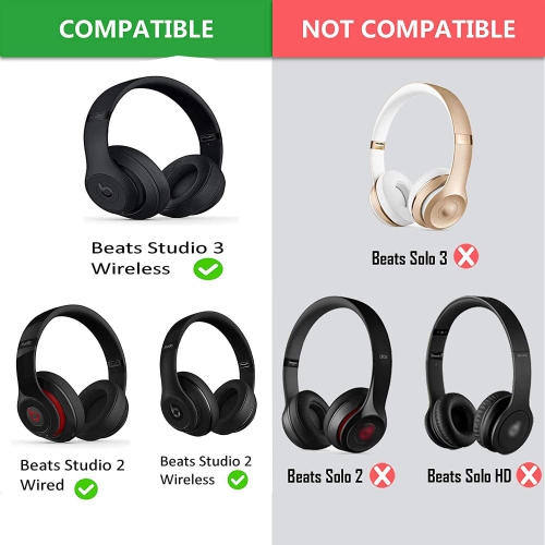 Dolaer Studio 3 Wired & Wireless Top Headband,Headband Pad Parts Replacement for Studios 3 Wired/Wireless On-Ear Headphones