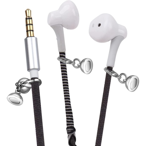 Dolaer Rope Earphones, Earbuds, in Ear Headphones with Microphone Remote for iPhone, iPad, Mac, Laptop Android Devices Fabric Braided Wristband