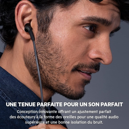 Dolaer – Écouteurs-boutons USB-C avec commande de microphone – P, M et G, noir