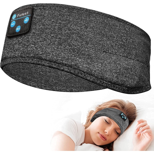 DOLAER  Sleep Headphones Sports Headband, Bluetooth Sleep Mask \w Ultra-Thin Speakers for Side Sleepers, Headband Headphones For