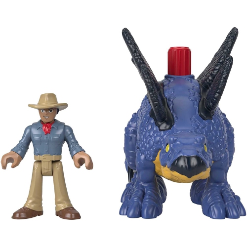 Fisher-Price Imaginext Jurassic World Dominion Stegosaurus & Dr. Alan Grant Figure