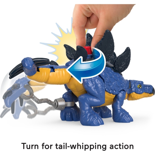 Fisher-Price Imaginext Jurassic World Dominion Stegosaurus & Dr. Alan Grant Figure