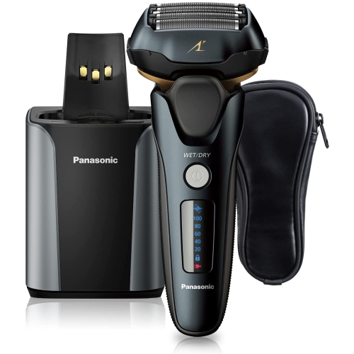 Panasonic 5-Blade Wet/Dry Shaver with Cleaning/Charging Station-Open Box