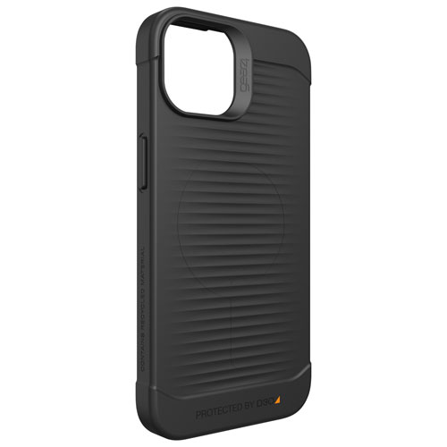 Gear4 Havana Snap D3O Fitted Soft Shell Case with MagSafe for iPhone 14/13 - Black