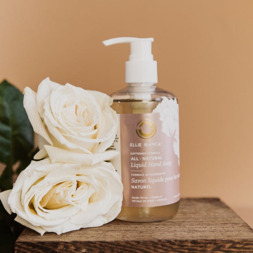 Ellie Bianca - Liquid Hand Soap - Rose Petal Vanilla Liquid Hand Soap