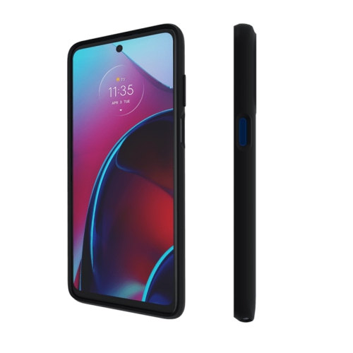 【CSmart】 Étui Coque arrière souple en gelée de silicone TPU mince pour Motorola Moto G 5G, Le noir