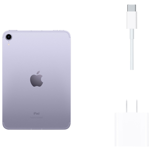 Apple iPad Mini 8.3" 64GB with Wi-Fi & Cellular (6th Generation) - Purple by APPLE - Open Box condition - Image 9